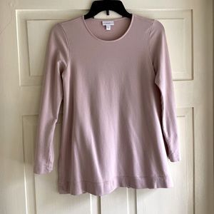 PureJill pale pink long sleeve top